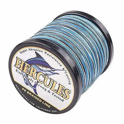 HERCULES Braided Fishing Line 12 Strands, 100-2000m 109-2196 Yards Braid  Fish Line, 10lbs-420lbs Test PE Lines for Saltwater Freshwater - Camo Blue,  250lbs, 500m - Yahoo Shopping