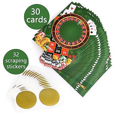 Casino Night Scratch-Off Tickets