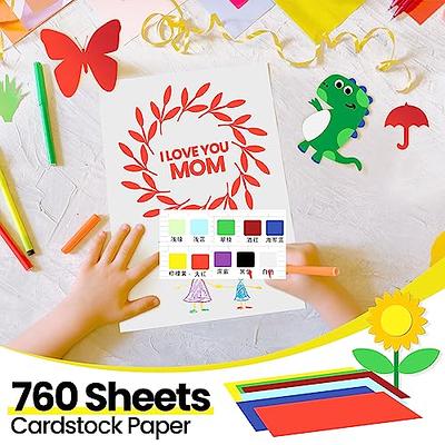 15 Sheets Colored Cardstock 8.5 x 11, 250gsm/92lb Assorted Colors Cardstock Paper  Construction Paper for Kids, Crafts, Card Making, Invitations, Printing,  Scrapbook Supplies - Yahoo Shopping