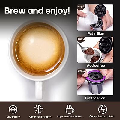 Reusable K Cups Coffee Filter Capsule Pod Compatable with Ninja