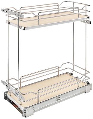 Rev-A-Shelf 4WTCD-24H-1, Tiered Double Cutlery Drawer For 21 Cabinet  Opening