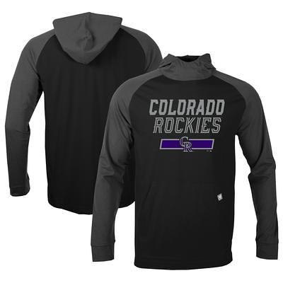 Dunbrooke Men's Dunbrooke Colorado Rockies Black Maverick Long Sleeve T- Shirt