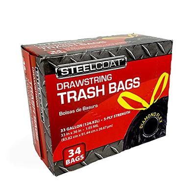 Complete Home Flex Shield 30 Gallon Drawstring Trash Bags