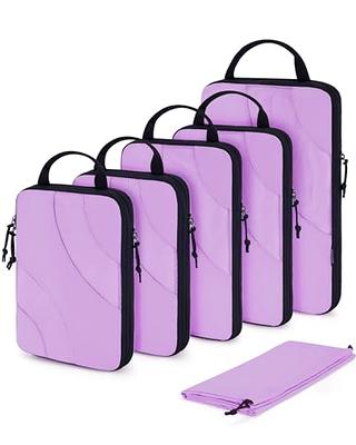 Compression Packing Cubes, BAGSMART 4 Set Travel Packing Cubes for Carry on  Suitcases, Compression Suitcase Organizers Bag Set & Travel Cubes for  Luggage, Lightweight Packing Organizers Baby Pink - Yahoo Shopping