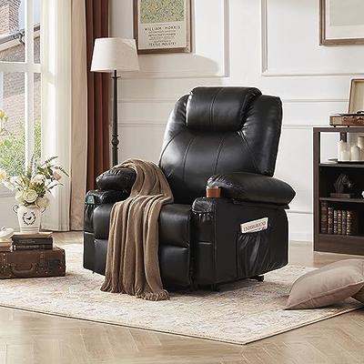 Oversized recliner 2024 with cup holder