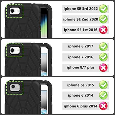 Diverbox Designed for iPhone SE case with Screen Protector Heavy Duty  Shockproof Shock-Resistant Cases for Apple iPhone se Phone 2022/2020  Release - Yahoo Shopping