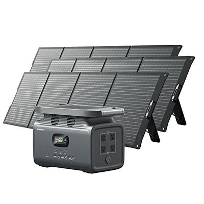 GROWATT Solar Generator, Portable Power Station 1512Wh with 3 * 200W Solar  Panel, 4 x 110V/2000W AC Outlets (4000W Peak), Fast Solar Charging,  Emergency Power Backup for Outdoor Camping, Home, RV - Yahoo Shopping