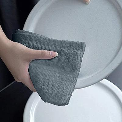 JOYMOOP Microfiber Cleaning Cloth, Kitchen Towels for Dish Drying Washing,  Absorbent Streak Free Lint Free Rags for Cleaning, Reusable and Washable