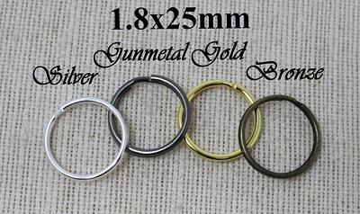 4Pcs Keyring Key Chain Rings Split Ring Keychain Flat Split Ring - Yahoo  Shopping