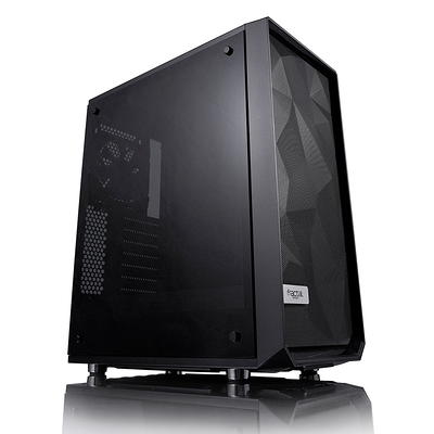 Fractal Design Pop Air Black TG ATX High-Airflow Clear Tempered Glass  Window Mid Tower Computer Case 