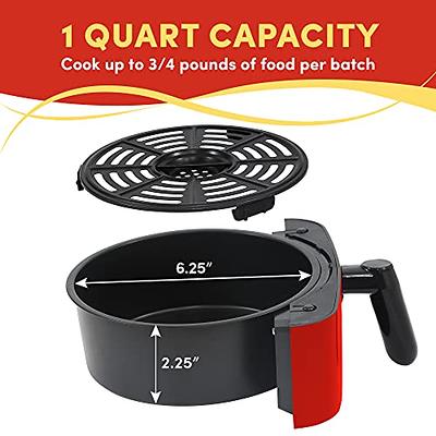 4 Qt. Electric Hot Air Fryer with Timer & Temperature Controls