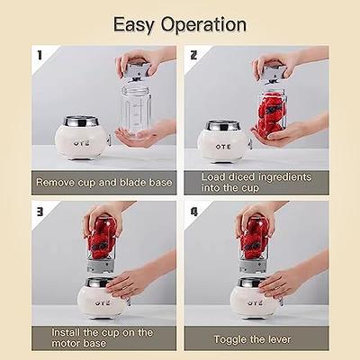 Ote Portable Compact Multifunctional Fruit Blender For Smoothies