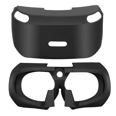 VR Face Cushion Cover and PSVR 2 Lens Protector Cover for Playstation VR2,  Sweatproof Silicone Fitness Facial Interface Pad 2 Pack & Lens Dust Cover