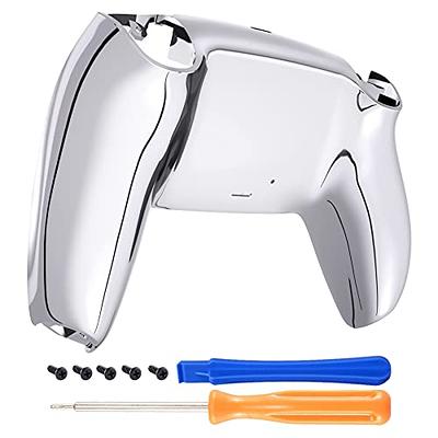  eXtremeRate Chrome Gold Glossy Decorative Trim Shell Compatible  with ps5 Controller, DIY Replacement Clip Shell, Custom Plates Cover  Compatible with ps5 Controller with Accent Rings : Video Games