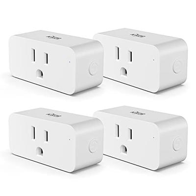 VIVOHOME 15 Amp Outdoor Smart Wi-Fi Plug with 3 Individually