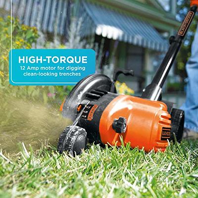 14 in. 6.5 Amp Corded Electric Single Line 2-In-1 String Trimmer & Lawn  Edger with Automatic Feed