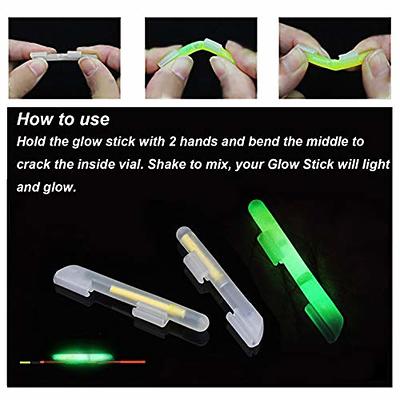 THKFISH Fishing Glow Sticks Rod Tip Glow Sticks Fishing Rod Floats Glow  Sticks Fishing Rod Night Fishing Light Fishing Green Fluorescent Light 20pcs(10bags)  #M - Yahoo Shopping