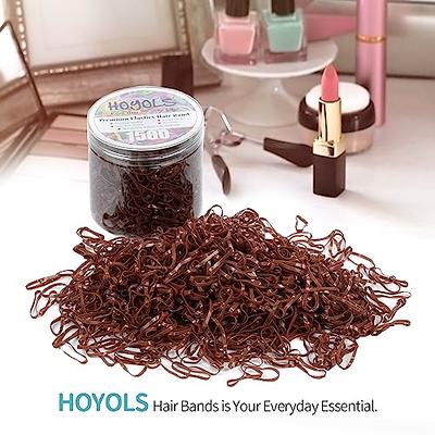 Elastic Hair Bands 24 Colors, 1500 pcs Mini Hair Rubber Bands with