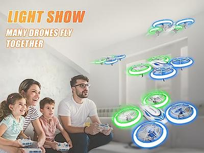 Heygelo Mini Drones for Kids with 3 Batteries, LED RC Drone Flying Toys  with Colorful Lights, S60 Small Quadcopter Helicopter, Propeller Full  Protect