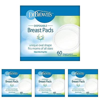 Tommee Tippee Made for Me Super Absorbent Disposable Breast Pads, Soft,  Leak-Free, Contoured Shape, Adhesive Patch, Large, Pack of 42