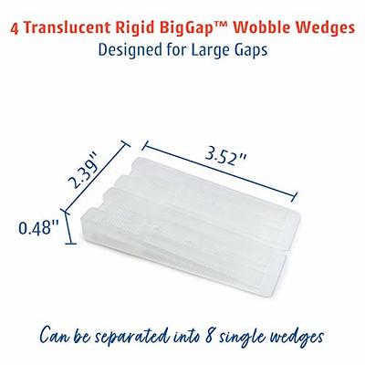 Wobble Wedge BigGap Rigid Plastic Shims - Made in USA