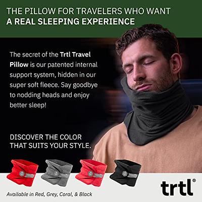 Trtl: Neck Support Travel Pillow - Grey