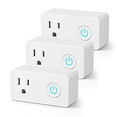 Minoston Outdoor Smart Plug WiFi Outlet Heavy Duty Plug-In Outlet, Remote Control, Waterproof, Compatible with Alexa Google Assistant, No Hub