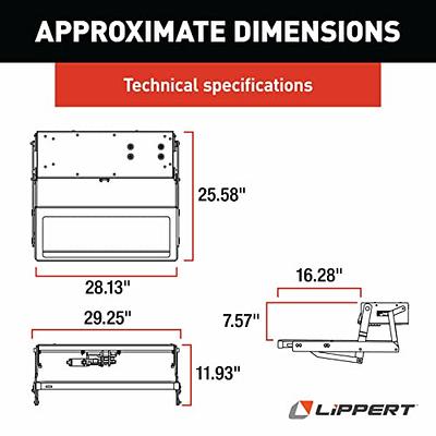 Lippert Kwikee Double Tread Electric RV Step Assembly