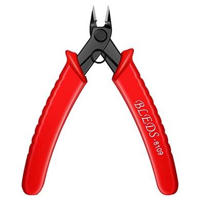 BOOSDEN Wire Cutter,6.5 inch Side Cutters,Spring Loaded Wire Cutters for  Crafting,Flush Cutter,Ultra Sharp for Jewelry Making,Flush Cut Pliers,Dikes  Wire Cutters,Floral Wire Cutter,Snips 