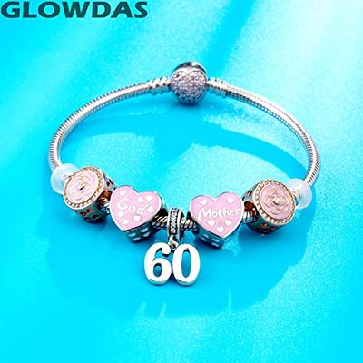 La Menars Charms for Bracelets 925 Silver Beads for Women's Bracelets &  Necklaces Dangle Pendant for Valentine's Day Mother's Day Happy Birthday
