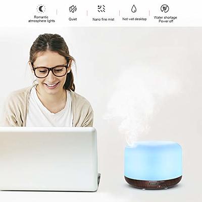 Yankee Candle Ultrasonic Essential Oil Diffuser with 10 Color Lights, for  Aroma Therapy, Up to 4 Hours of Continuous Mist