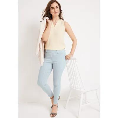 Maurices Pull On Bengaline Skinny Ankle Dress Pant