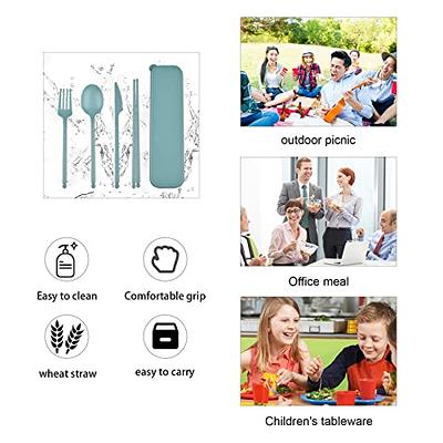 Dream Lifestyle 4Pcs/Set Portable Utensils Set with Case,Reusable