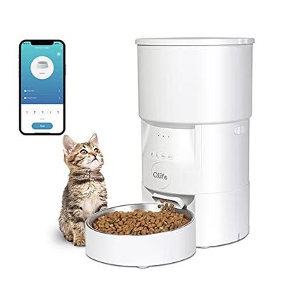 Cat Slow Feeder Ball Cat Tumbler with 2 Retractable Cat Toy, Adjustabl