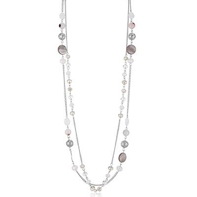 Fashion MultiLayer Necklace Crystal Bear Pendant Beads Long Necklace 8 –  PAM'S UNIQUE BOUTIQUE