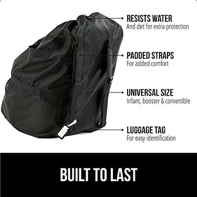 Car Seat Travel Bag, Large Durable Padded Carseat Carrier Bag, Airport Gate  Check Bag, Infant Seat Travel Bag, Black 