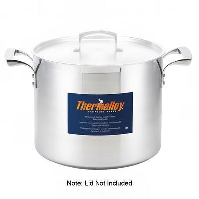 Vigor SS3 Series 6 Qt. Tri-Ply Stainless Steel Stock Pot with Cover