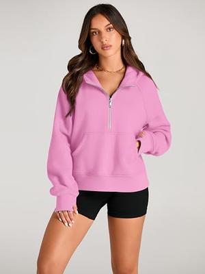 AUTOMET Hoodies Sweatshirts for Teen Girls Women Half Quarter Zip Pullover  Casual Soft Sweaters Fall Fashion Y2K Preppy Clothes 2024 Pink - Yahoo  Shopping