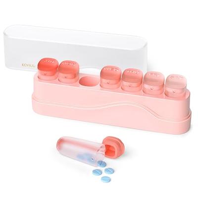 Yewltvep Pill Bottle Organizer, Medicine Organizer Box, Travel Medicine  Bottle Organizer Storage, Hard Shell First Aid Case, First Aid Box Empty  for