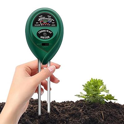 Dr.meter S10 Soil Moisture Sensor Meter, Hygrometer Moisture Sensor for Garden, Farm, Lawn Plants Indoor & Outdoor(no Battery Needed)