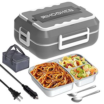 Electric Heating Lunch Box Stainless Steel Food Heater Container