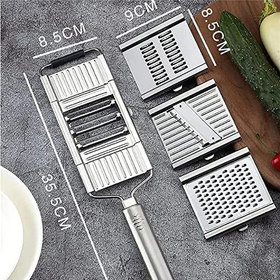 Multi-purpose Vegetable Slicer 4 In 1 Stainless Steel Grater Cutter Shredder