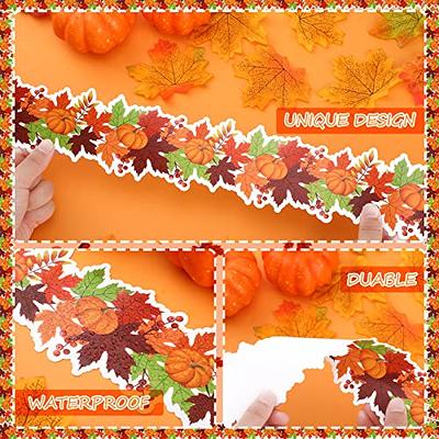 Whaline 24 Rolls Christmas Fall Washi Tape Holiday Washi Tape Set  Thanksgiving Fall Leaves Pumpkin Masking Tape Xmas Thanksgiving Autumn  Winter