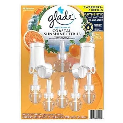 Glade Plugins Sky & Sea Salt, 1 Warmer and 6 Scented Oil Refills