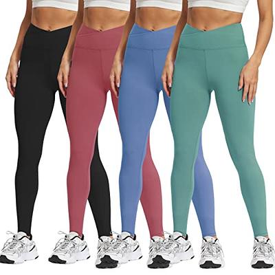 Capreze Women Workout Leggings High Waist Denim Leggings Stretch