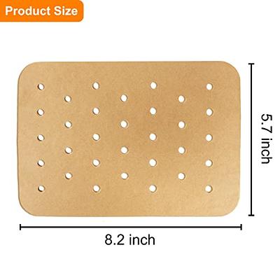 200 Pieces Air Fryer Parchment Paper Liners Accessories for Dual Air Fryer,  Disposable Non-stick Rectangle Baking Paper for 8 Quart 6-in-1 Dual Basket