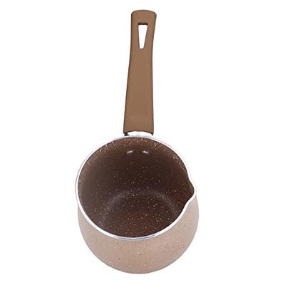 Small Milk Pot Melting Butter with Handle Cookware Coffee Pot Porridge  Cooking Pot Soup Pot