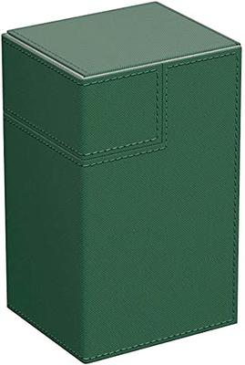 Scimi Premium Trading Card Storage Box TCG Deck Case Holds 800+ Sleeved  Cards for MTG, YuGiOh, Uno, TCG, Pokemon Cards, Sport Cards with Mat Case  and