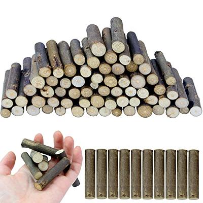 100Pcs 6 Inch Wood Sticks for Crafts, 0.3-0.5 Inch in Diameter Wood Log  Sticks, Natural Mini Twigs Sticks for Photo Props, DIY Crafts, Home