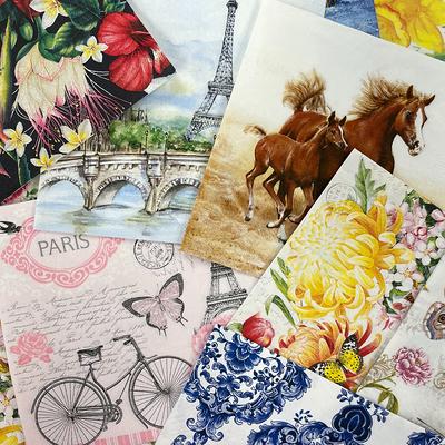 Decoupage Napkins, Paper, Paper Napkins For Decoupage, Floral, Two Luncheon  - Yahoo Shopping